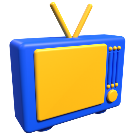 Alter Fernseher  3D Icon