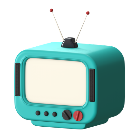 Alter Fernseher  3D Icon