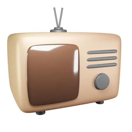 Alter Fernseher  3D Icon