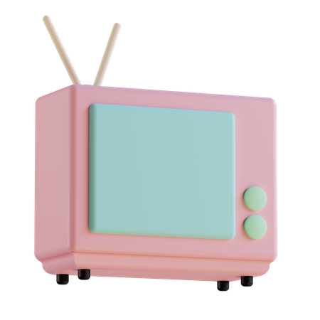 Alter Fernseher  3D Icon