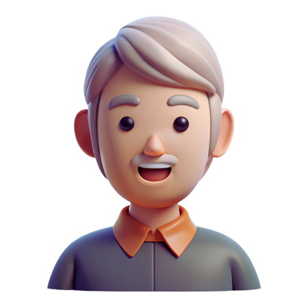 Alter Mann  3D Icon