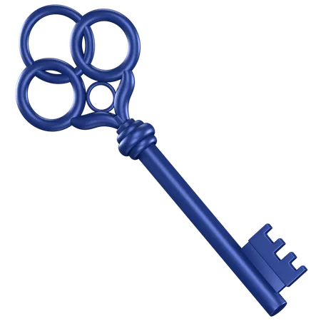 Alter Schlüssel  3D Icon