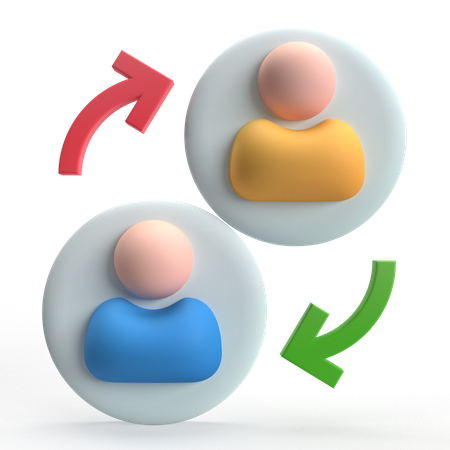 Mudar de conta  3D Icon