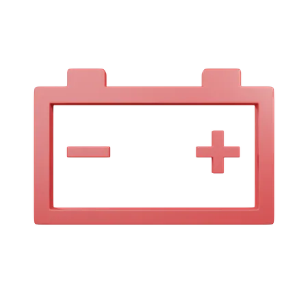 Alternator Or Battery Problems Sign On Dashboard Vehicle 3D Icon
