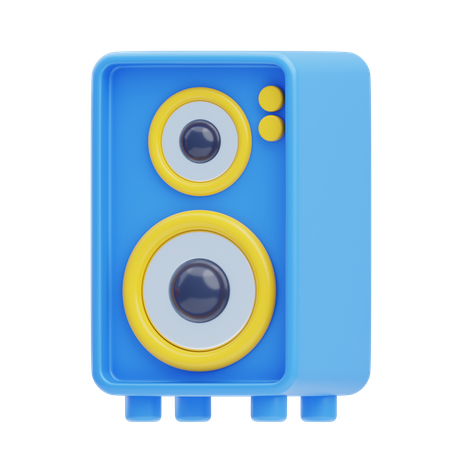 Alto-falante  3D Icon