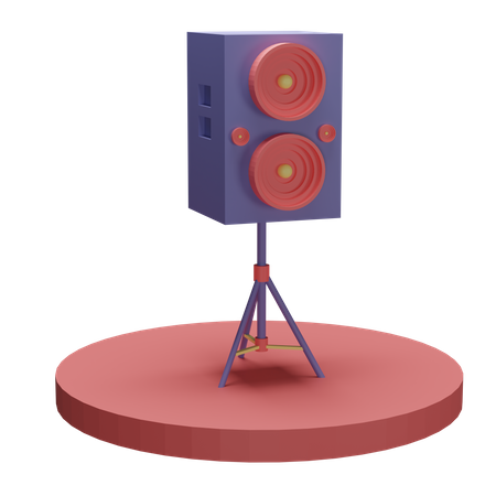 Palestrante  3D Illustration