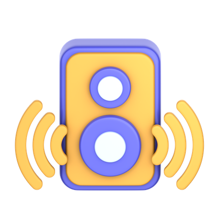 Alto-falante  3D Icon