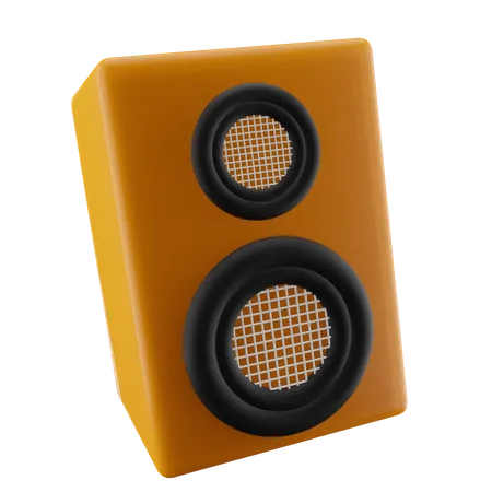 Alto-falante de áudio  3D Icon
