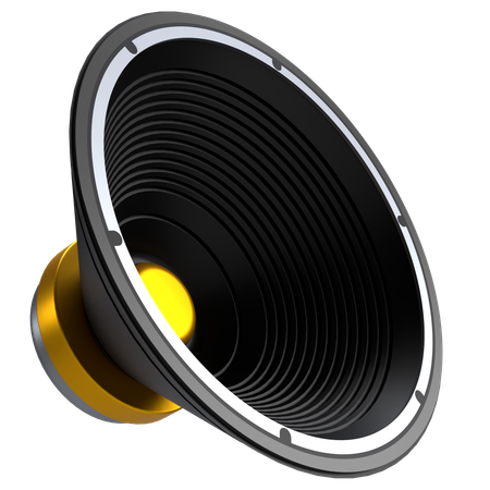 Alto-falante cônico  3D Icon