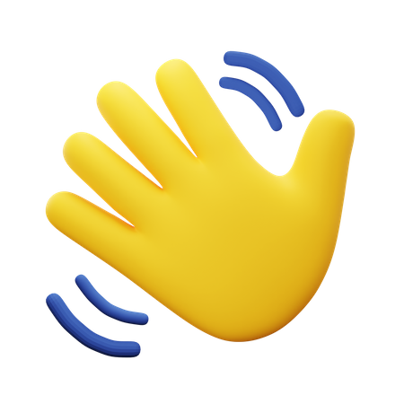 Hola gesto  3D Icon