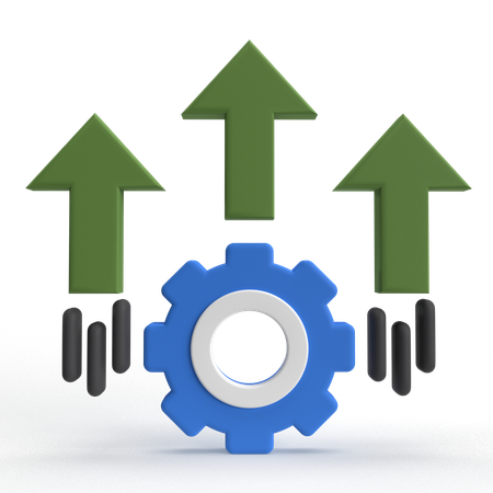 Alto rendimiento  3D Icon