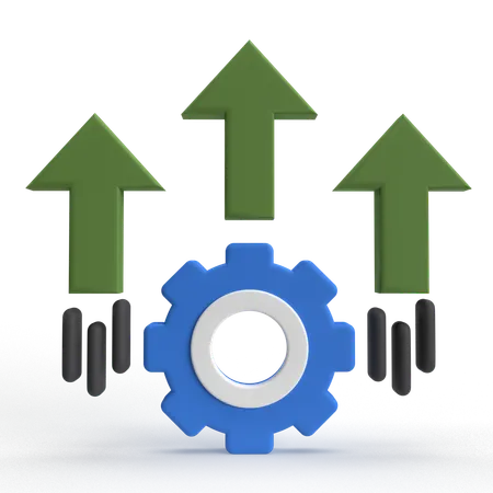 Alto rendimiento  3D Icon