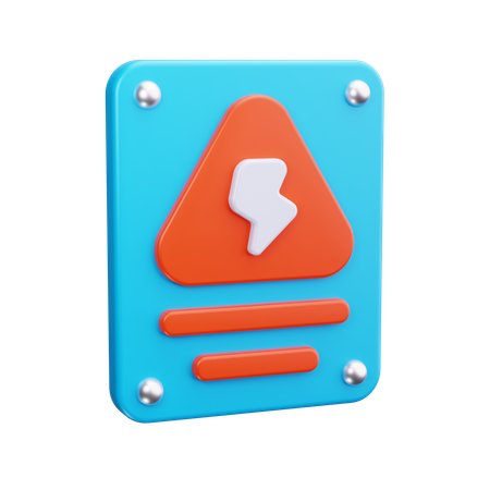 Alto voltaje  3D Icon