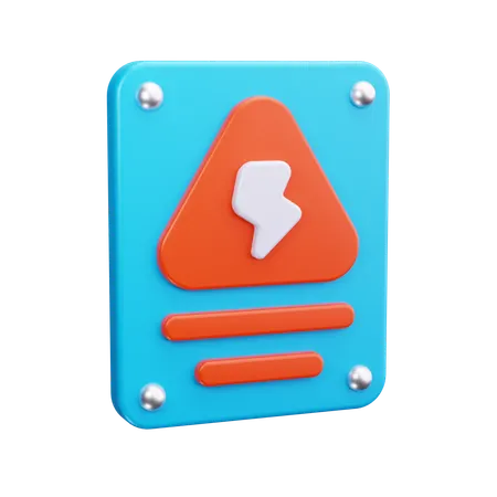 Alto voltaje  3D Icon