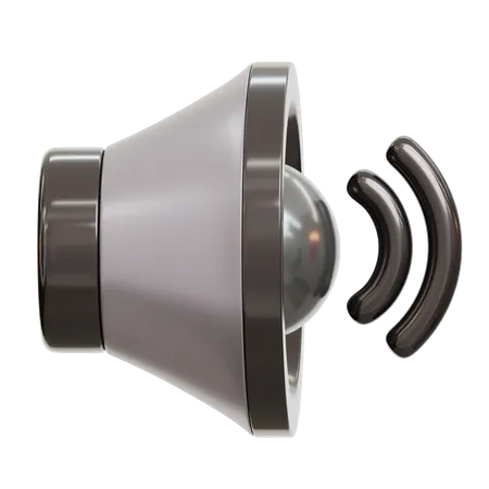 Alto volumen  3D Icon