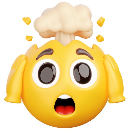 Mente explodida  3D Icon