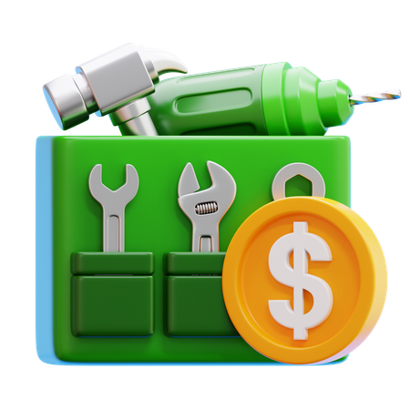 Aluguel de equipamento  3D Icon