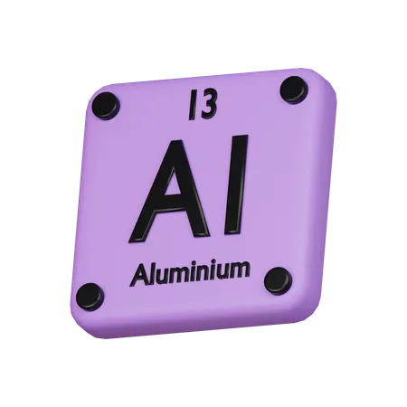 Aluminium Element 3 D Icon 3D Icon