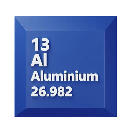 アルミニウム  3D Icon