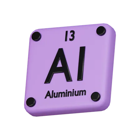 Aluminium  3D Icon