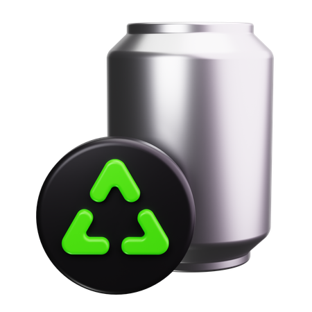 Aluminum can  3D Icon