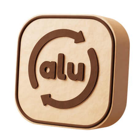 Alumunium  3D Icon