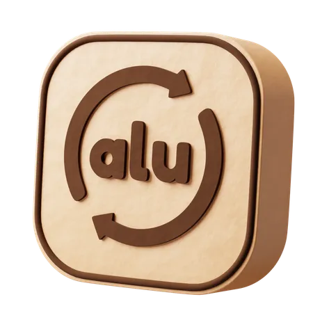 Alumunium  3D Icon