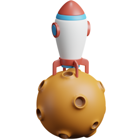 Alunagem  3D Icon
