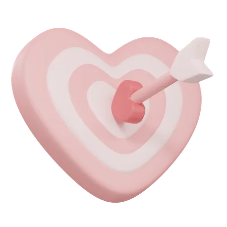 Amor alvo  3D Icon