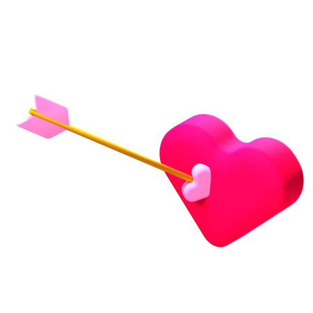 Alvo de amor  3D Icon