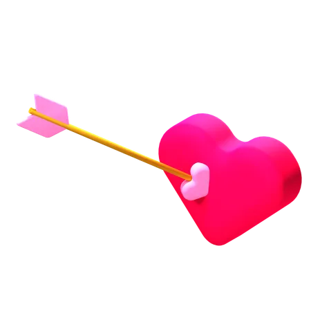 Alvo de amor  3D Icon