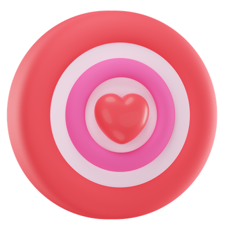 Amor alvo  3D Icon