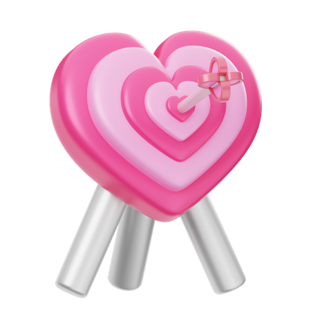 Alvo de amor  3D Icon