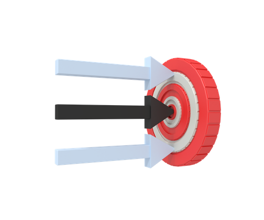 Alvo de negócios  3D Icon