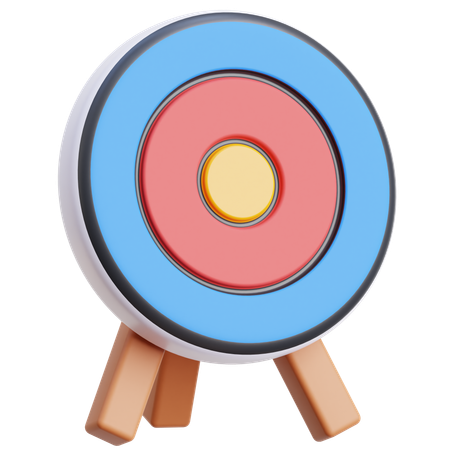Alvo de tiro com arco 3d  3D Icon