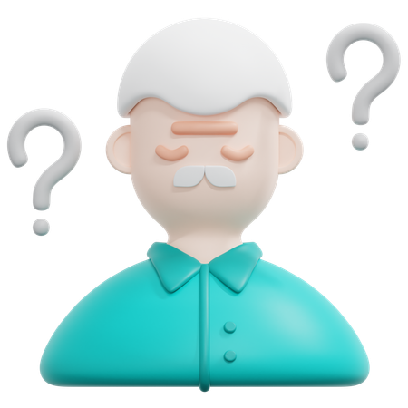 Alzheimer 3D Icon