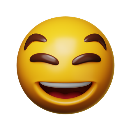 Emoji de sonrisa amable  3D Icon