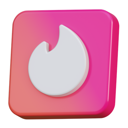 Tinder  3D Icon