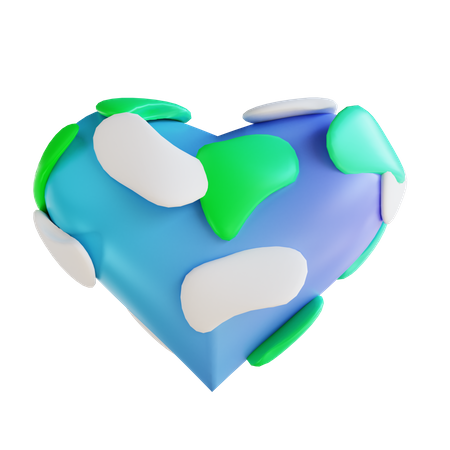 Amar la tierra  3D Icon