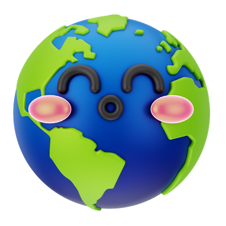 Amar la tierra  3D Icon