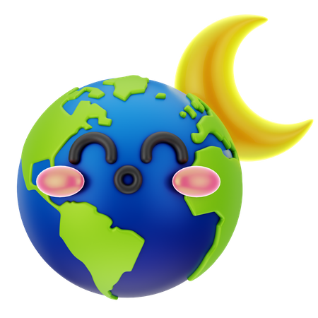 Amar la tierra  3D Icon