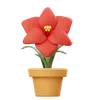 Amarilis Flower Pot