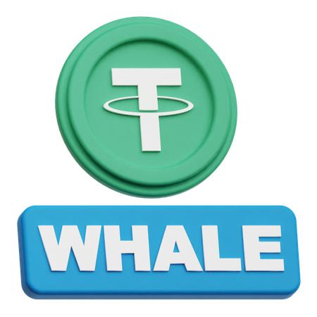 Baleia amarrada  3D Icon