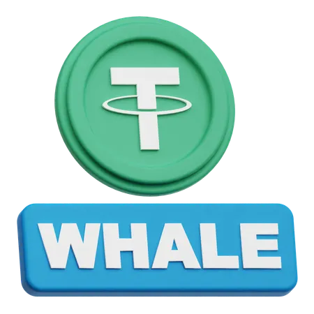 Baleia amarrada  3D Icon