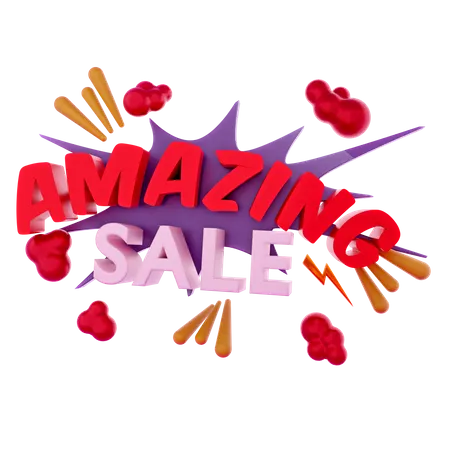Amazing Sale  3D Icon