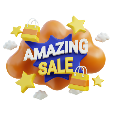 Amazing Sale  3D Icon