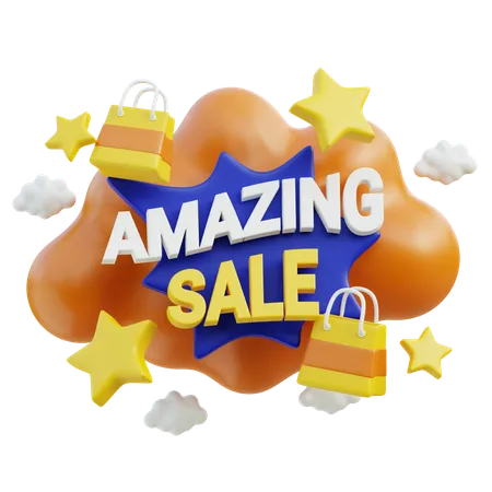 Amazing Sale  3D Icon