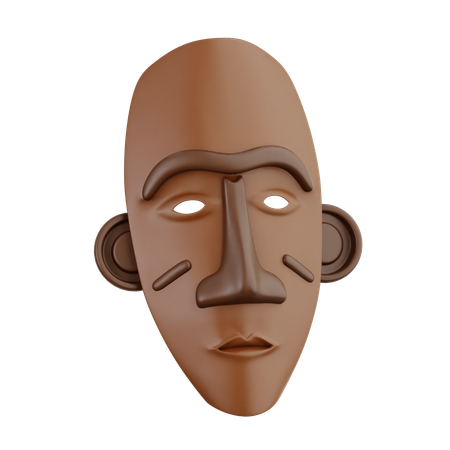 アマゾンのシャーマンのマスク  3D Icon