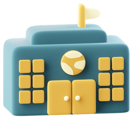 Ambassade  3D Icon