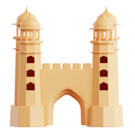 Amber Fort  3D Icon